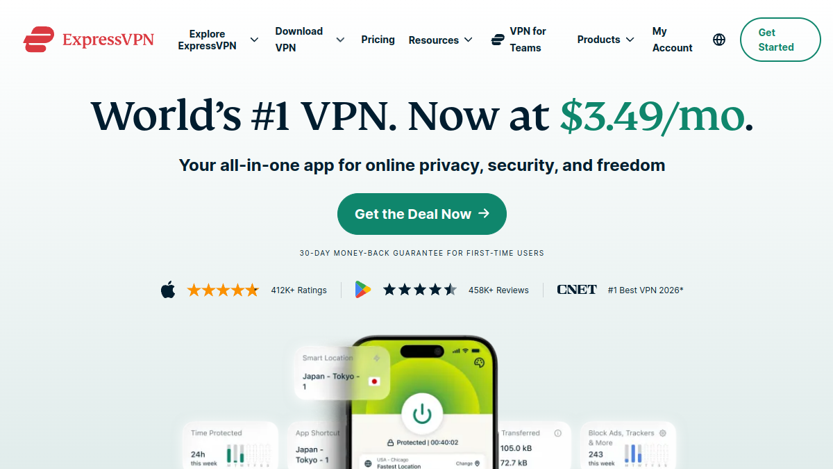 ExpressVPN Review 2026: Faster, Cheaper, but Still Premium-Priced